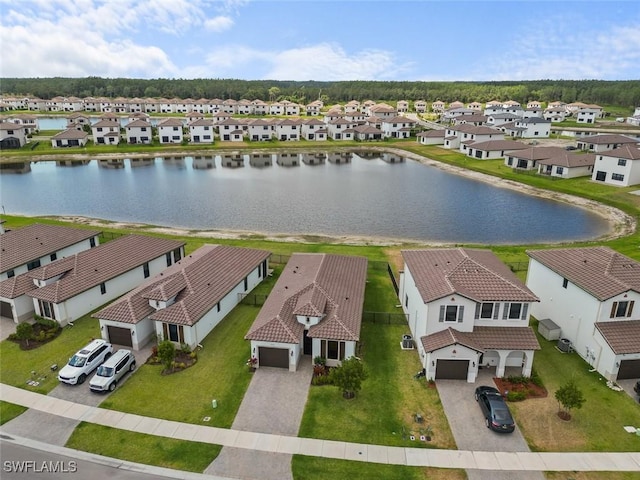 5692 Cassidy Ln, Ave Maria, FL 34142 - aerial perspective of suburban area featuring a nearby body of water