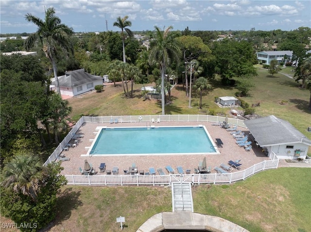 view of community pool