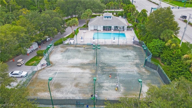 3936 Deep Passage Way, Naples, FL 34109 - bird's eye view of a pool