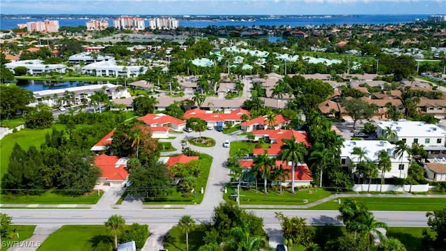 7232 Saint Anns Ct, Fort Myers, FL 33908 - aerial perspective of suburban area featuring a nearby body of water