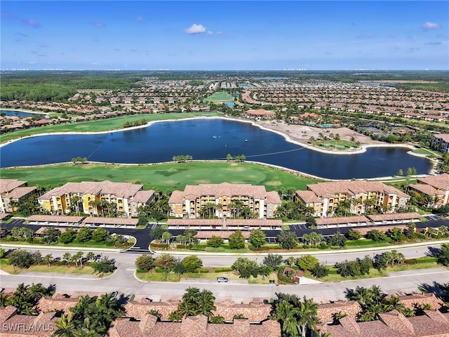 17961 Bonita National Blvd Unit 514, Bonita Springs, FL 34135 - drone / aerial view of a nearby body of water and a golf club