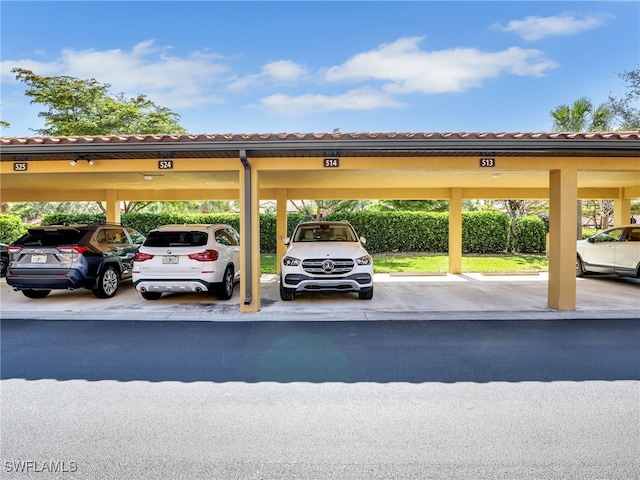 17961 Bonita National Blvd Unit 514, Bonita Springs, FL 34135 - view of covered parking lot