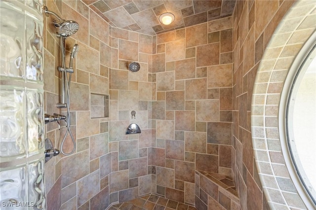 3008 Turtle Gait Ln, Sanibel, FL 33957 - bathroom with a tile shower