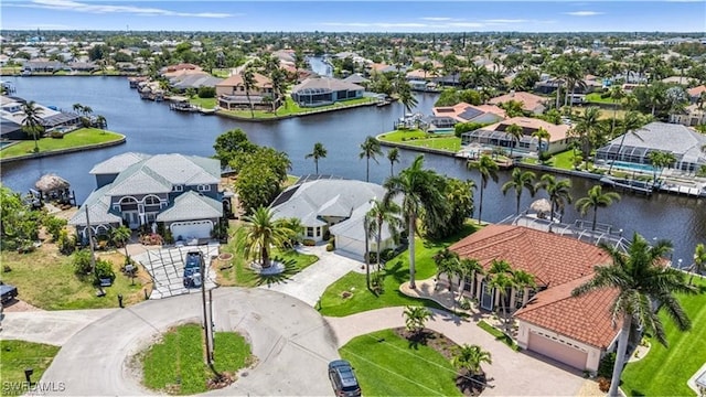 2005 SE 21st St, Cape Coral, FL 33990 - aerial perspective of suburban area with a nearby body of water