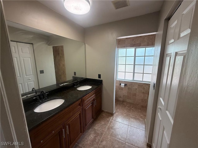 4335 18th Ave SE, Naples, FL 34117 - full bathroom featuring tile patterned flooring and double vanity