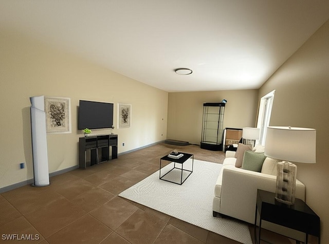 4335 18th Ave SE, Naples, FL 34117 - living area featuring baseboards and tile patterned floors