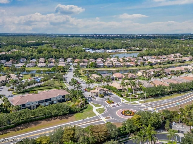6536 Monterey Pt Unit 201, Naples, FL 34105 - aerial perspective of suburban area with a nearby body of water