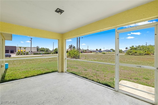 706 Kismet Pkwy E, Cape Coral, FL 33909 - unfurnished sunroom with a residential view