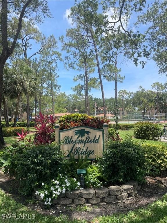 5985 Bloomfield Cir Unit D205, Naples, FL 34112 - view of community sign