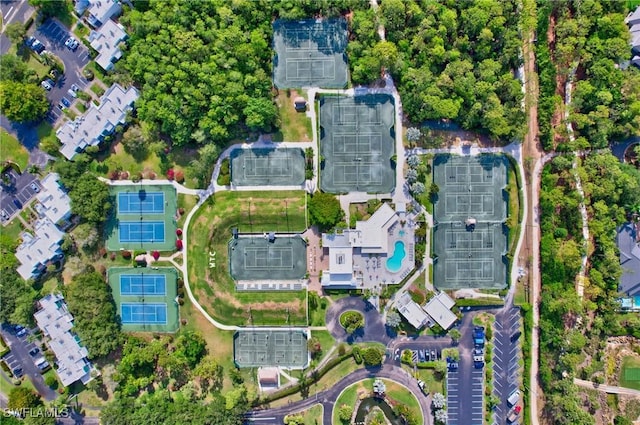 aerial overview of property's location