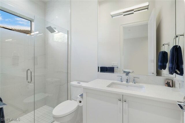 18492 Miromar Lakes Blvd W, Miromar Lakes, FL 33913 - full bath with toilet, vanity, and a shower stall