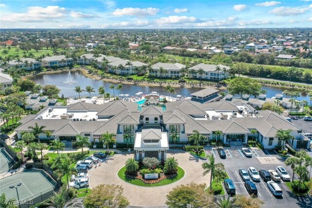 315 Dunes Blvd Unit 307, Naples, FL 34110 - aerial perspective of suburban area with a nearby body of water