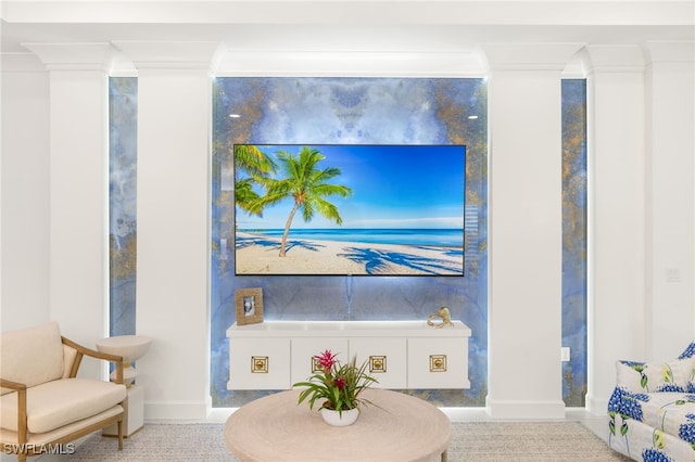 11521 Coronado Way, Naples, FL 34120 - sitting room featuring baseboards