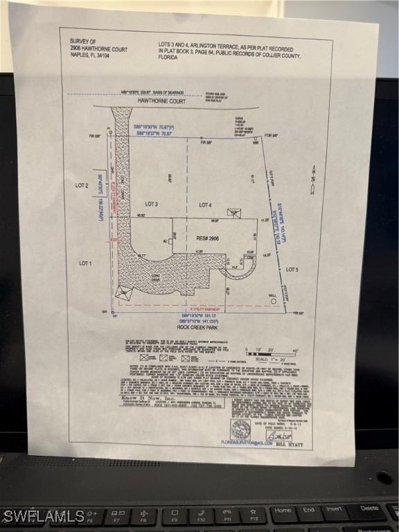 survey map / technical document