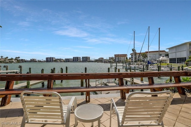 354 Harbour Dr Unit 354, Naples, FL 34103 - dock with a water view and boat lift