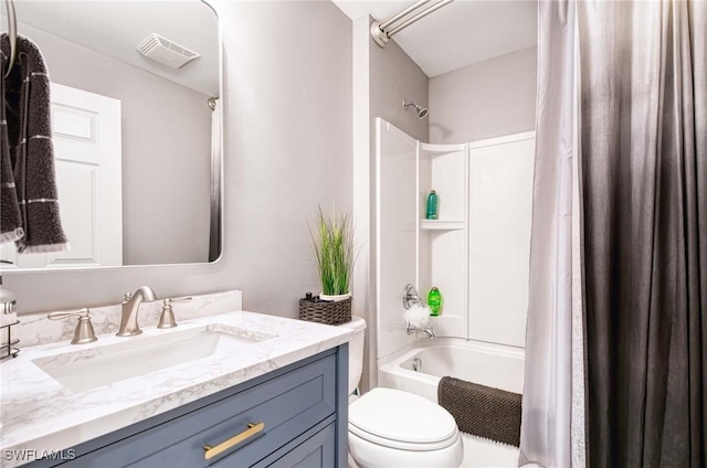 8661 Querce Ct, Naples, FL 34114 - full bathroom with toilet, shower / tub combo, and vanity