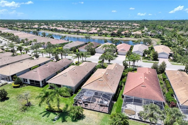 8661 Querce Ct, Naples, FL 34114 - aerial view of residential area featuring a large body of water