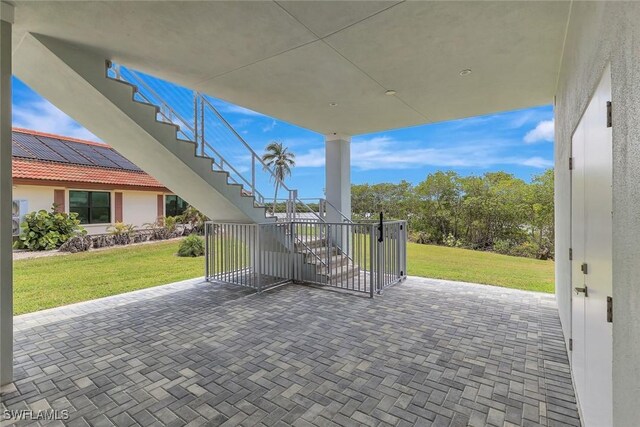 26906 Mclaughlin Blvd, Bonita Springs, FL 34134 - view of patio / terrace with stairway