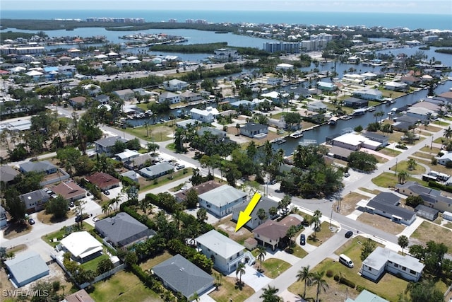 4471 Mariner Rd, Bonita Springs, FL 34134 - aerial view of property and surrounding area with a nearby body of water and nearby suburban area
