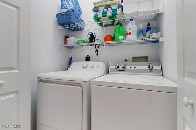 4471 Mariner Rd, Bonita Springs, FL 34134 - laundry room with separate washer and dryer