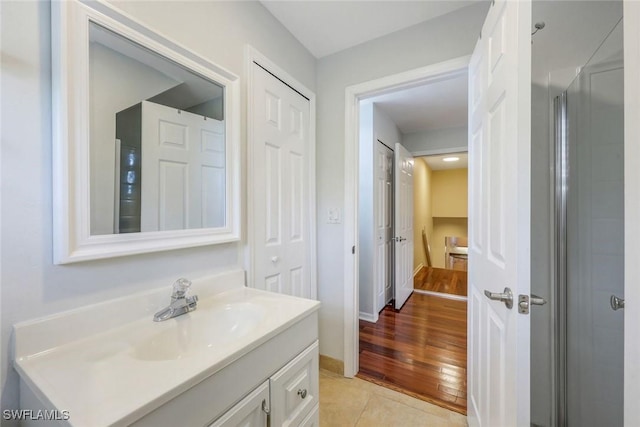 27150 Mora Rd, Bonita Springs, FL 34135 - bathroom featuring vanity and tile patterned flooring