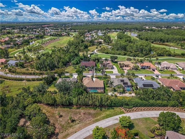 7810 Twin Eagle Ln, Fort Myers, FL 33912 - aerial view of property and surrounding area with nearby suburban area and a local golf course
