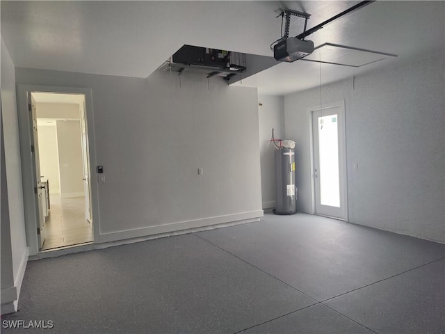 3607 SW 8th Ct, Cape Coral, FL 33914 - garage featuring electric water heater and a garage door opener