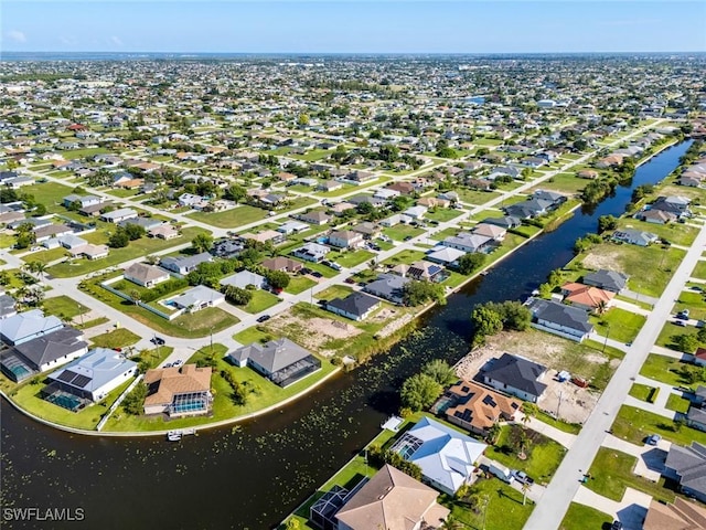 3607 SW 8th Ct, Cape Coral, FL 33914 - aerial view of property's location with a nearby body of water and nearby suburban area