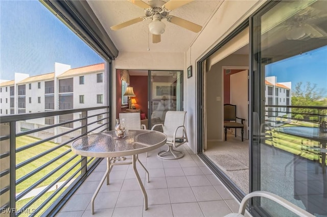 226 3rd St Unit 208, Bonita Springs, FL 34134 - balcony with ceiling fan