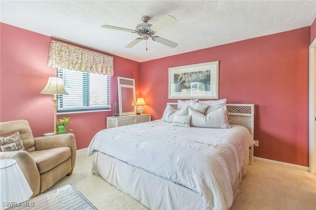 226 3rd St Unit 208, Bonita Springs, FL 34134 - bedroom featuring carpet, ceiling fan, and baseboards