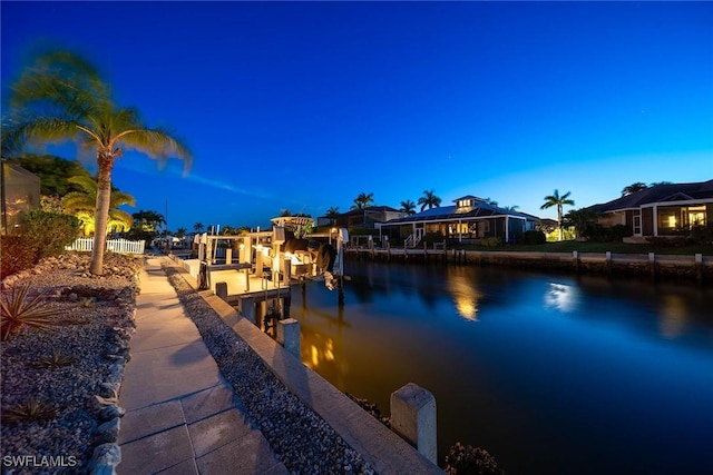 170 June Ct, Marco Island, FL 34145 - dock with a water view and boat lift