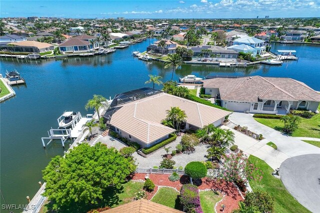 170 June Ct, Marco Island, FL 34145 - aerial view of residential area with a large body of water