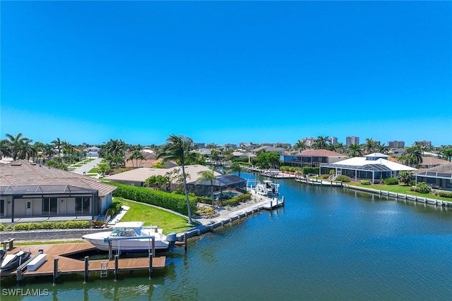 170 June Ct, Marco Island, FL 34145 - aerial view of residential area with a large body of water