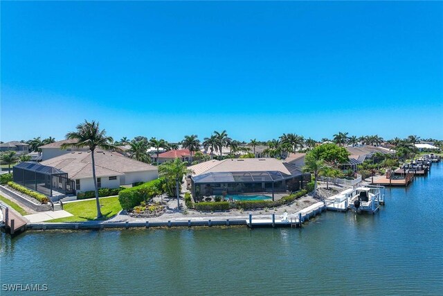 170 June Ct, Marco Island, FL 34145 - aerial perspective of suburban area with a large body of water