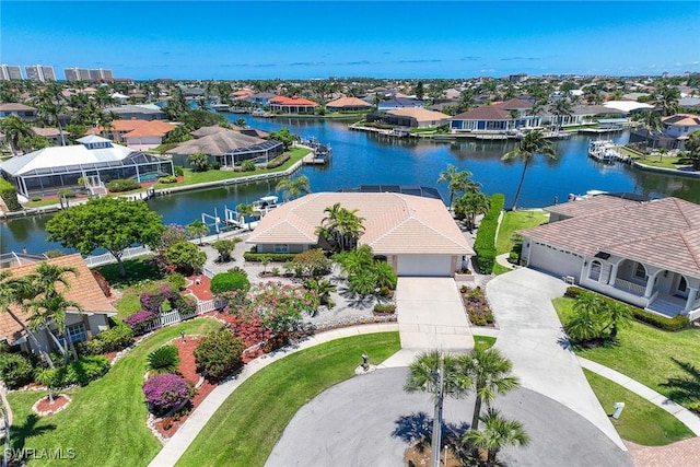 170 June Ct, Marco Island, FL 34145 - aerial perspective of suburban area featuring a large body of water