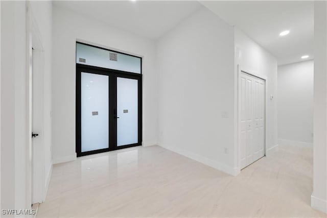 3201 18th St W, Lehigh Acres, FL 33971 - empty room featuring recessed lighting and baseboards