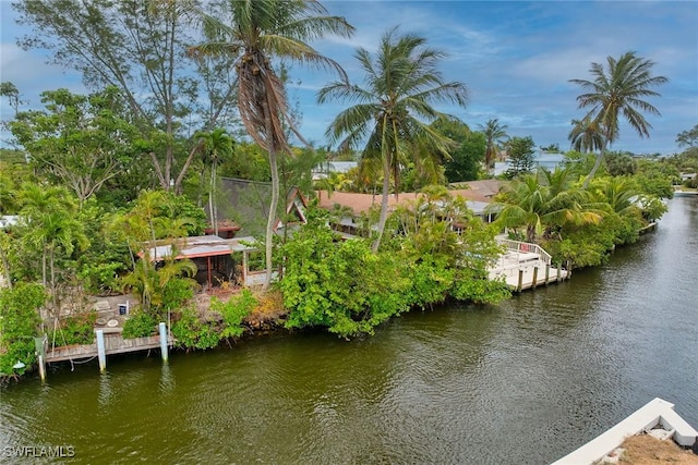 3261 Lakeview Dr, Naples, FL 34112 - dock with a water view