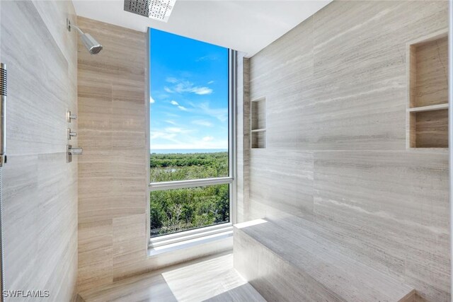 6897 Grenadier Blvd Unit 601, Naples, FL 34108 - bathroom with tiled shower