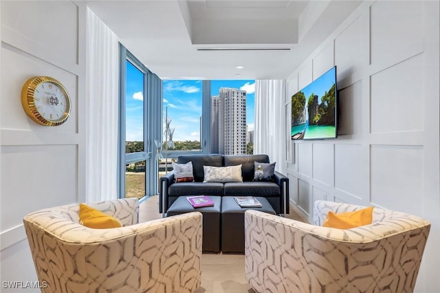 6897 Grenadier Blvd Unit 601, Naples, FL 34108 - living area featuring floor to ceiling windows