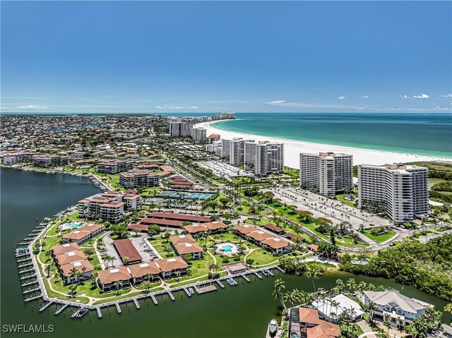 525 Seaview Ct Unit M1, Marco Island, FL 34145 - drone / aerial view of a nearby body of water