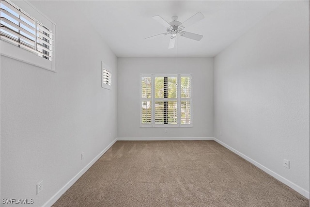 2432 Ravenna Blvd Unit 4, Naples, FL 34109 - spare room with carpet floors and ceiling fan