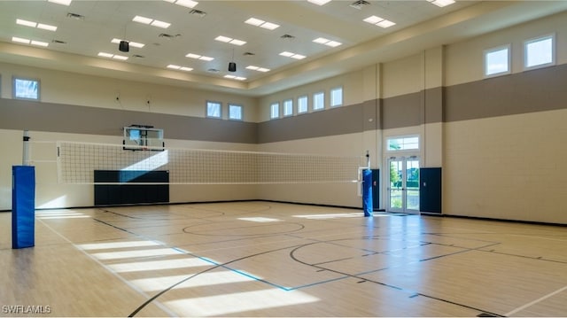 view of sport court featuring community basketball court and plenty of natural light