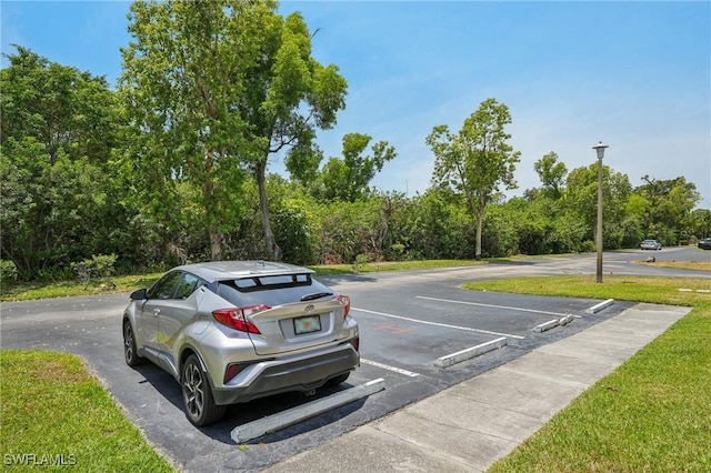 view of uncovered parking lot