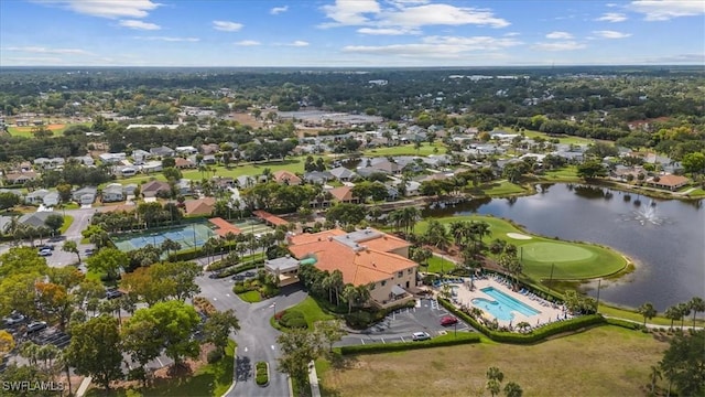 26740 Rosewood Pointe Ln Unit 102, Bonita Springs, FL 34135 - view of property location with a nearby body of water, nearby suburban area, a local golf course, and a pool