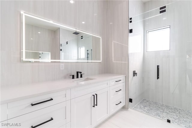 2583 18th Ave SE, Naples, FL 34117 - full bathroom featuring a stall shower and vanity