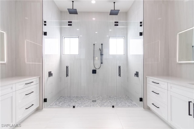 2583 18th Ave SE, Naples, FL 34117 - bathroom featuring a shower stall and vanity