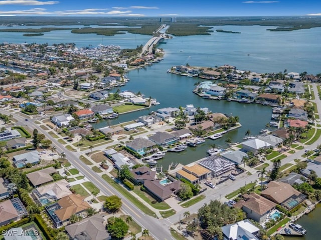 622 Bimini Ave, Marco Island, FL 34145 - aerial view of property and surrounding area featuring a nearby body of water and nearby suburban area