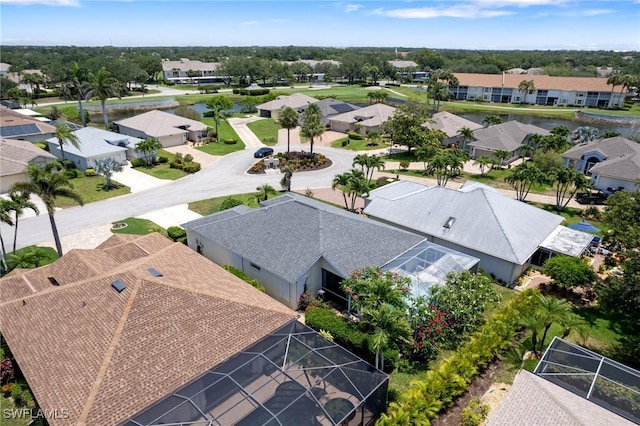 9750 Sassafras Ct, Estero, FL 33928 - aerial view of residential area with a nearby body of water