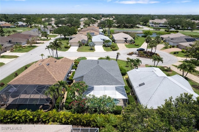 9750 Sassafras Ct, Estero, FL 33928 - aerial view of residential area with a large body of water