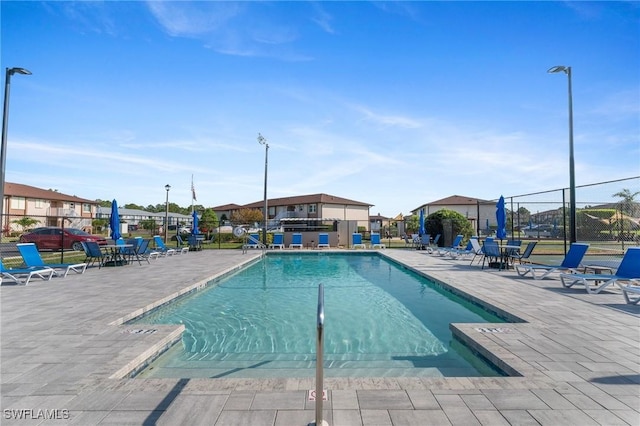 25100 Sandhill Blvd Unit R202, Punta Gorda, FL 33983 - community pool featuring a patio area and fence